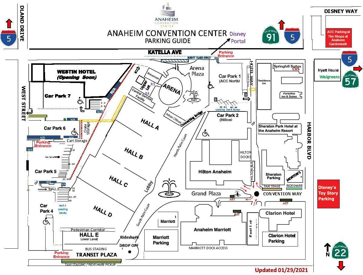 Anaheim Convention Center Map
