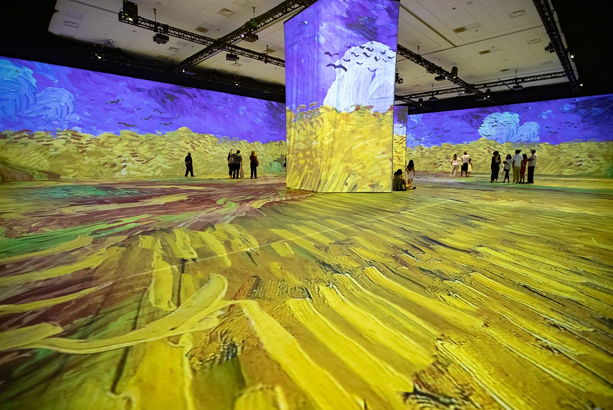 Beyond Van Gogh exhibit at Anaheim Convention Center (Photo: Julie Chung/SNAP TASTE®)