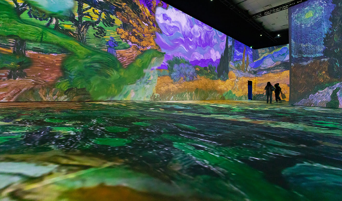 Beyond Van Gogh exhibit at Anaheim Convention Center (Photo: Julie Chung/SNAP TASTE®)