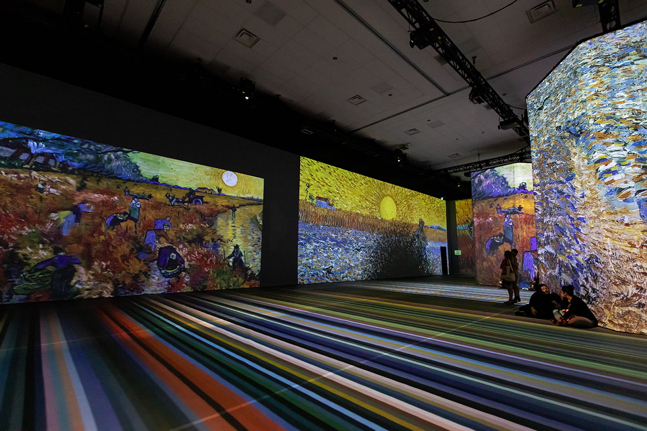 Beyond Van Gogh exhibit at Anaheim Convention Center (Photo: Julie Chung/SNAP TASTE®)