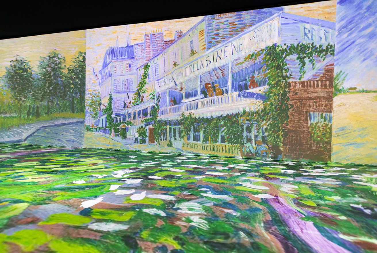 Beyond Van Gogh exhibit at Anaheim Convention Center (Photo: Julie Chung/SNAP TASTE®)