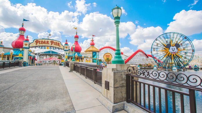 Pixar Pier in Disney California Adventure Park