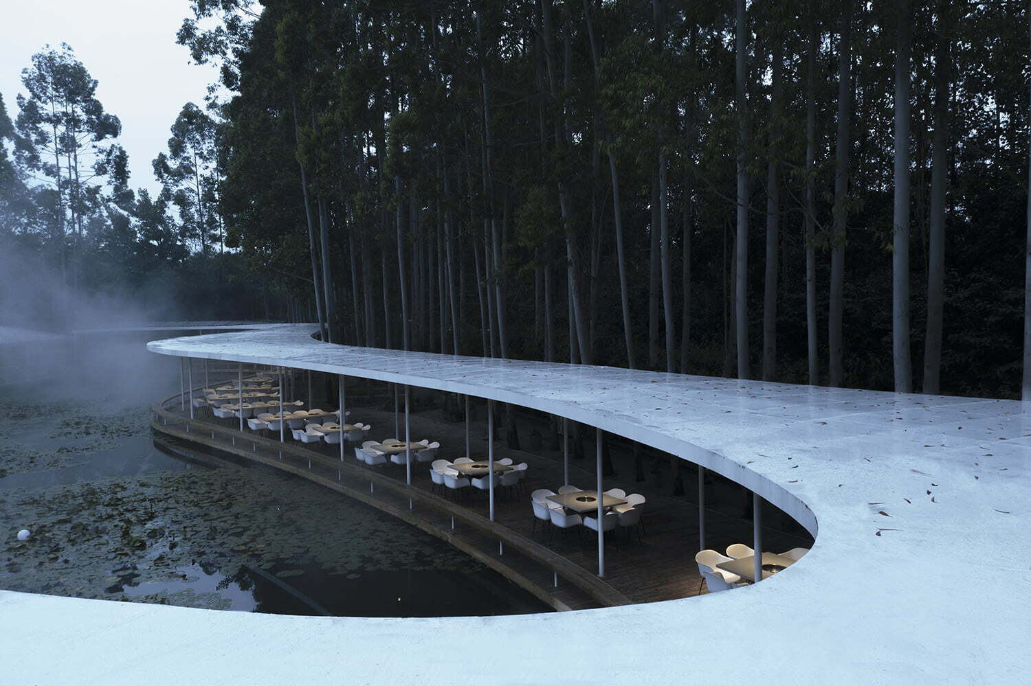 MUDA-Architects, Garden Hotpot Restaurant, Chengdu, China