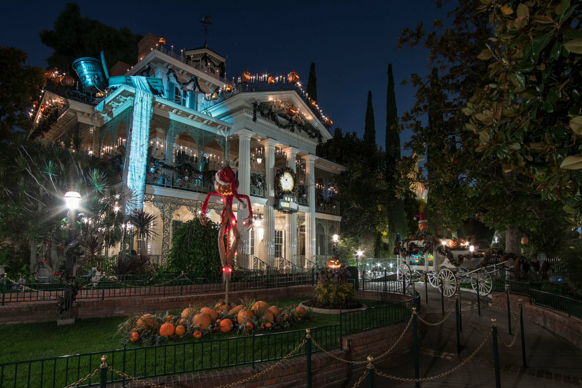 Haunted Mansion Holiday during Halloween Time at Disneyland Park