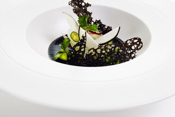 Ceviche Negro from K'u'uk