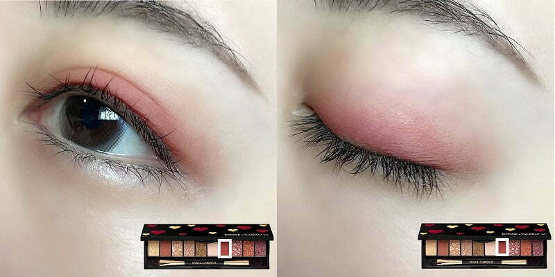 07 - Matte Burgundy from 2021 Dolce & Gabbana Eye Love Heart Eyeshadow Palette