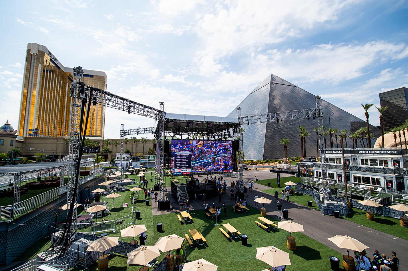 Bud Light Beer Garden Overview