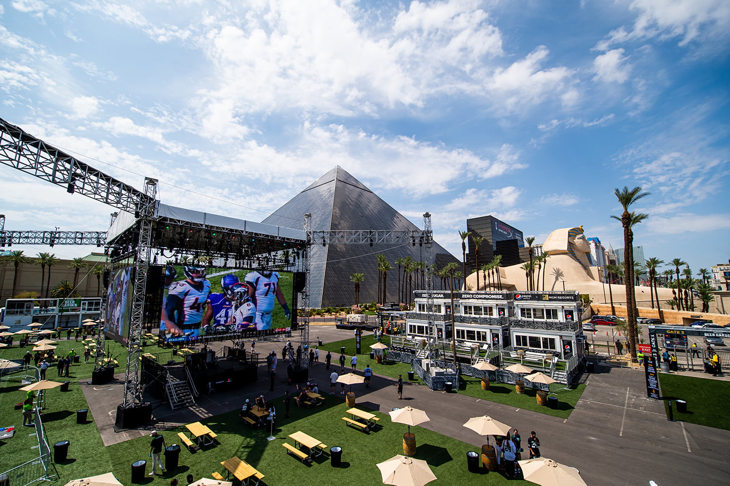 Bud Light Beer Garden Overview