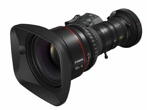 Canon 10×16 KAS S 8K UHD portable zoom lens