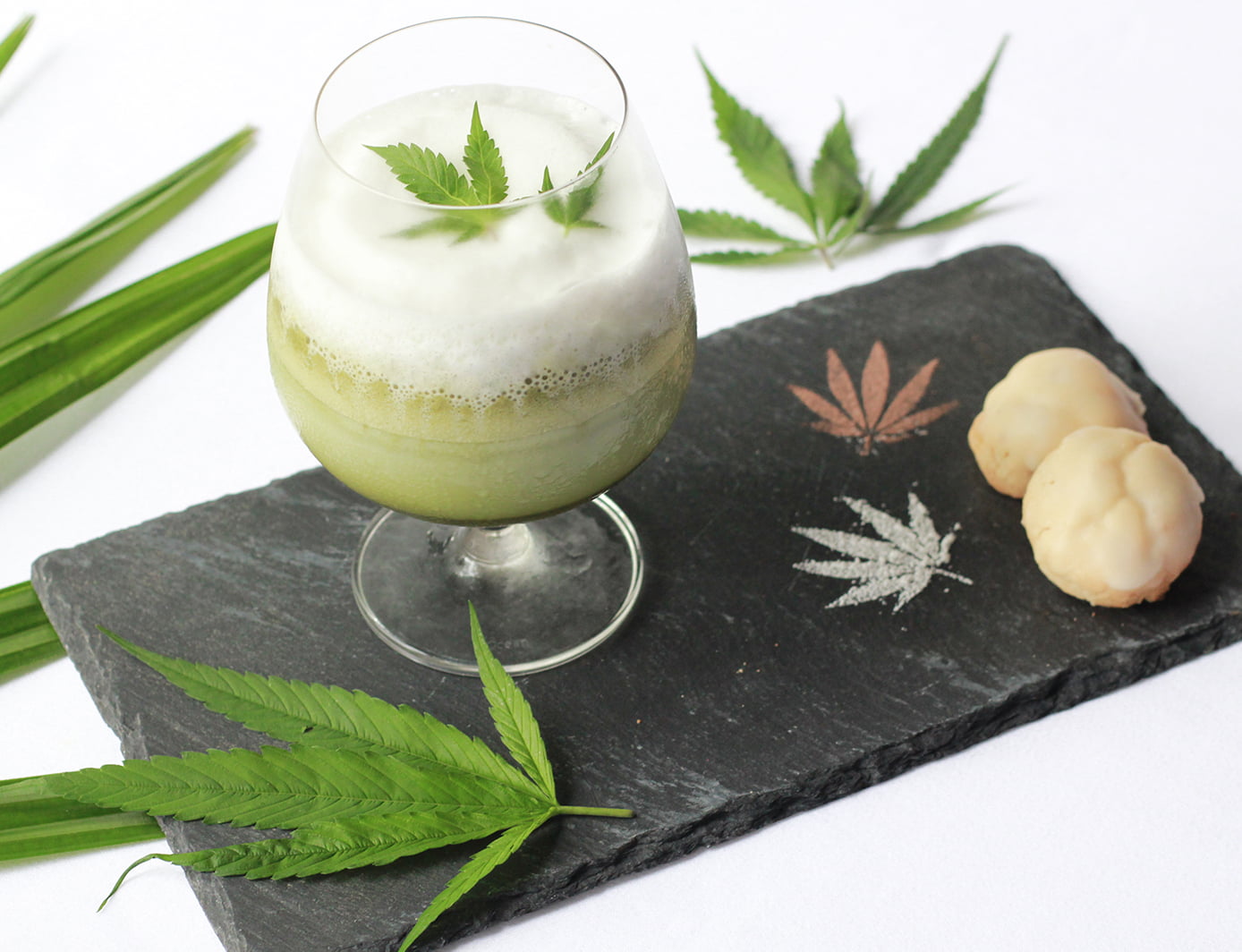 Genmicha Hazelnut Latte - The Service 1921 Restaurant & Bar, Anantara Chiang Mai Resort