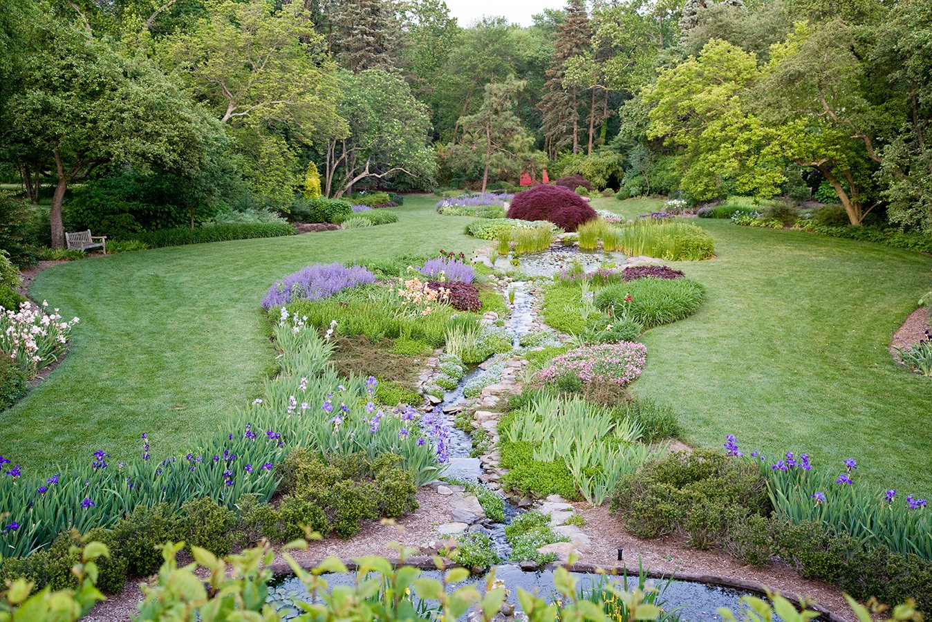 Ladew Topiary Gardens in Maryland - The Iris Garden 