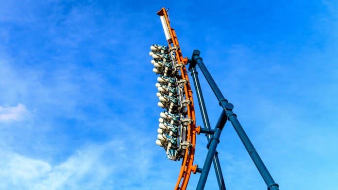 Ice Breaker Coaster at SeaWorld Orlando