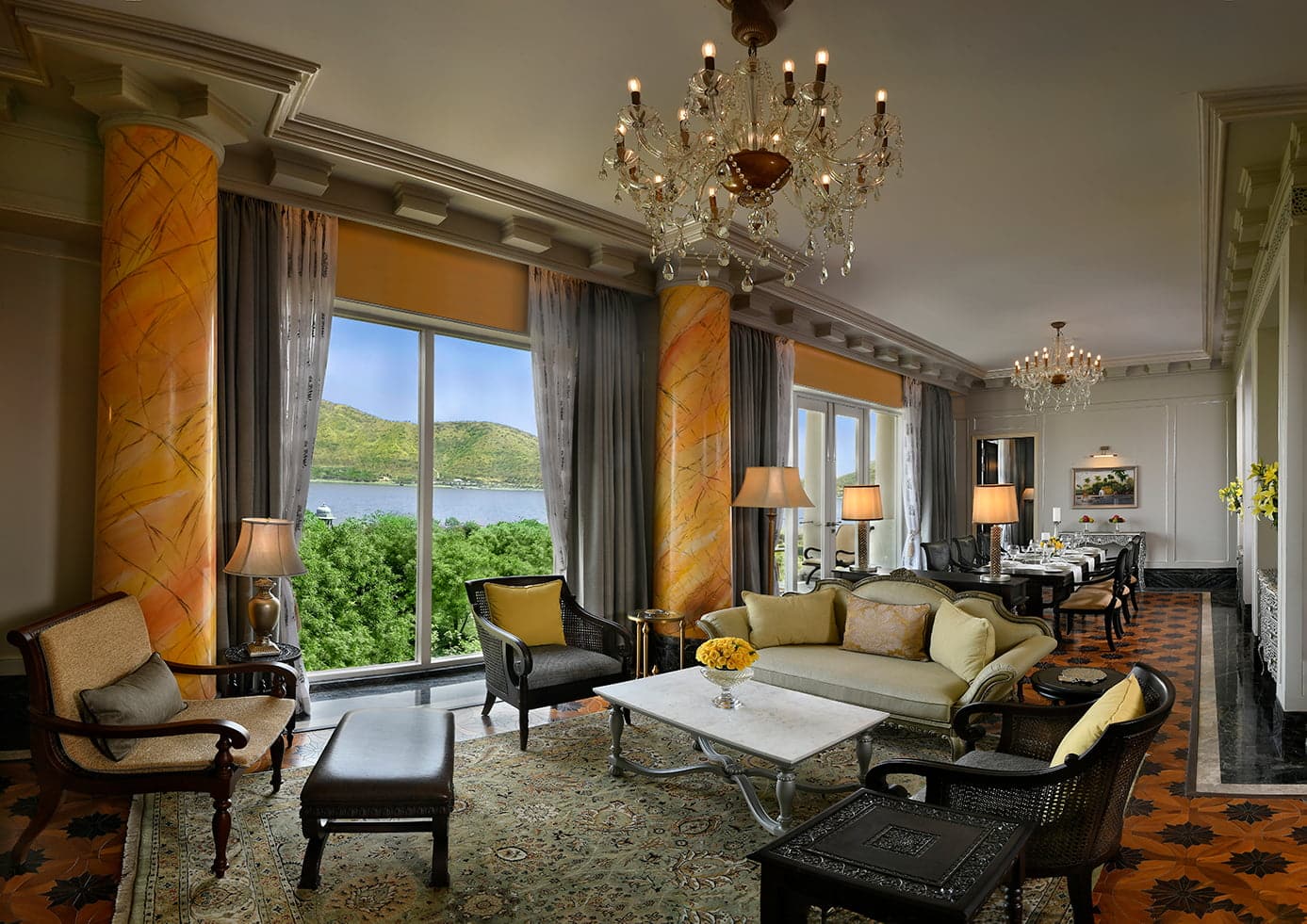 Living Room in Presidential Suite, Raffles Udaipur