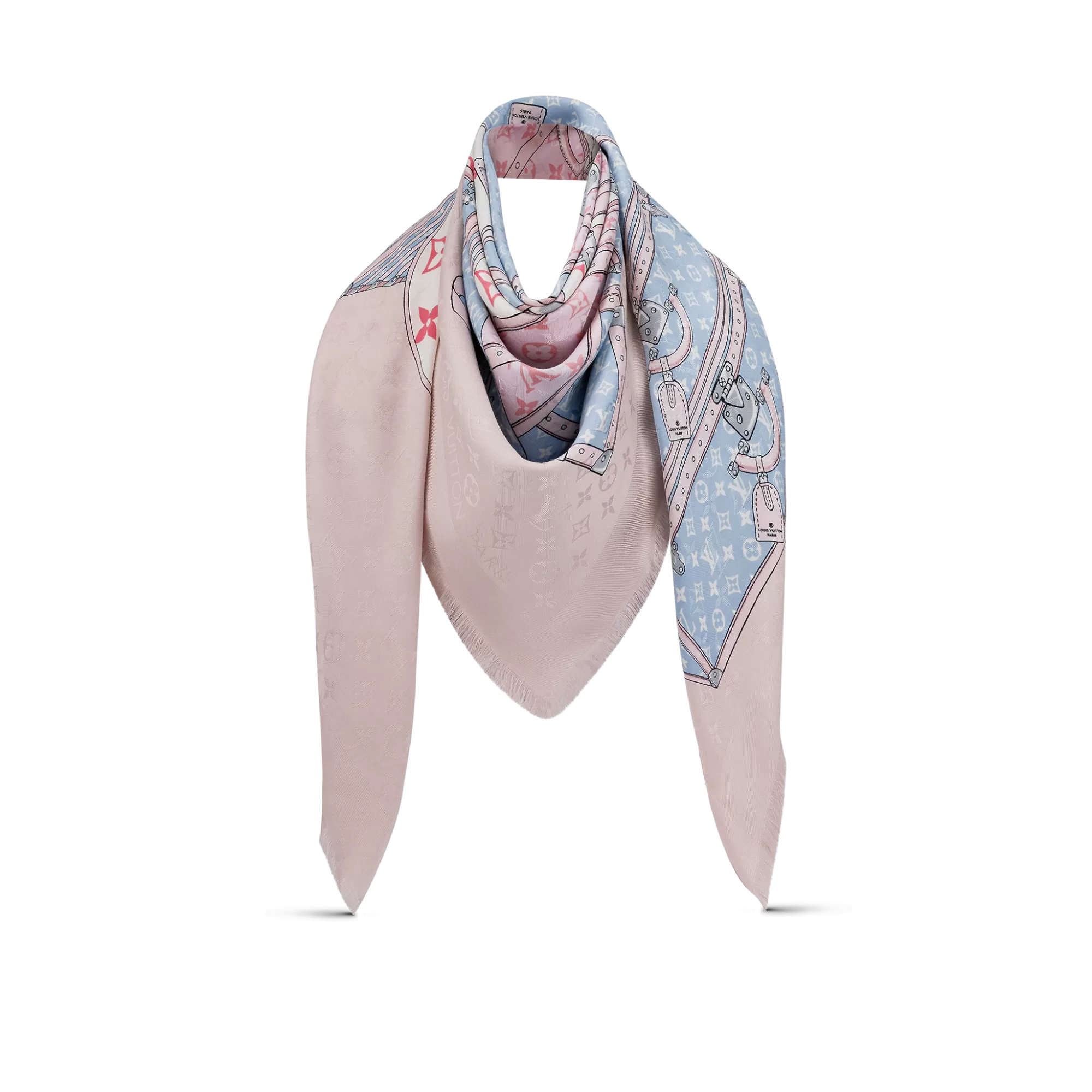 Louis Vuitton Monogram Savane Watercolor Stole/Scarf Review 