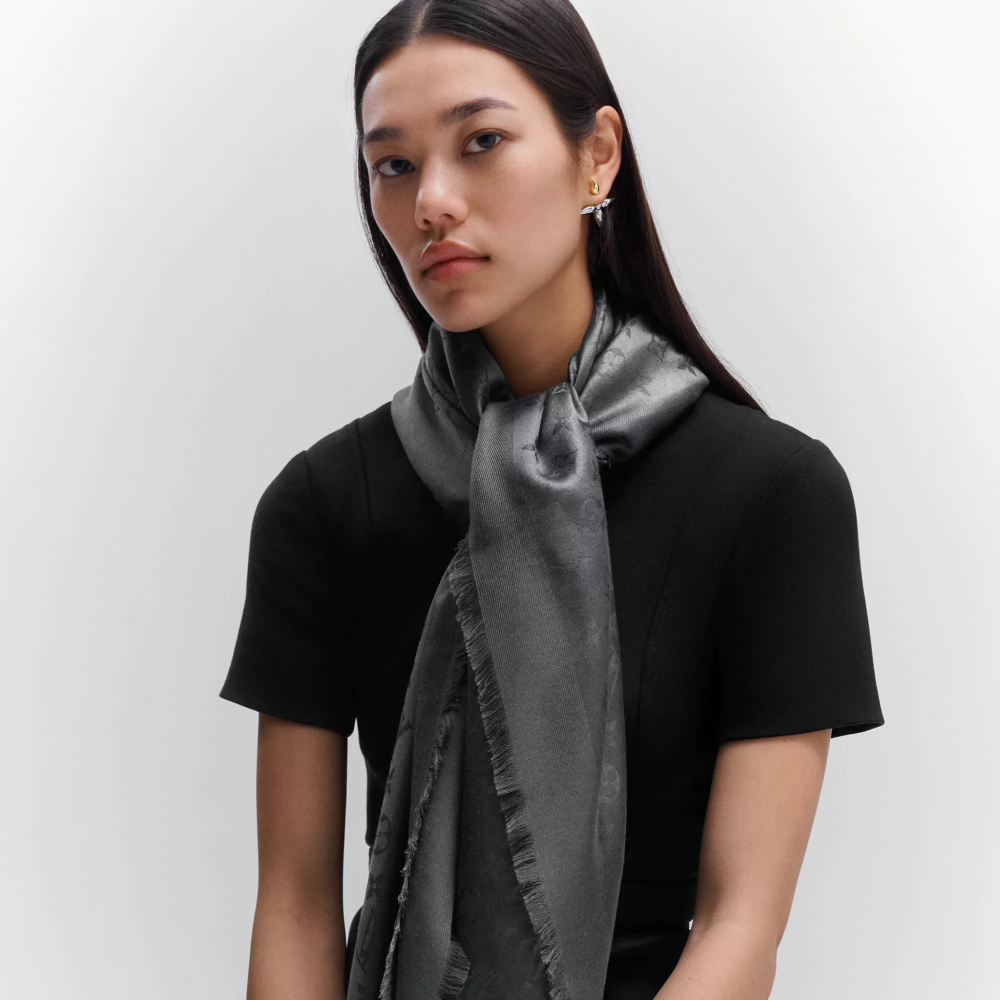 Louis Vuitton LV Women Wool Scarf Shawl Scarf from