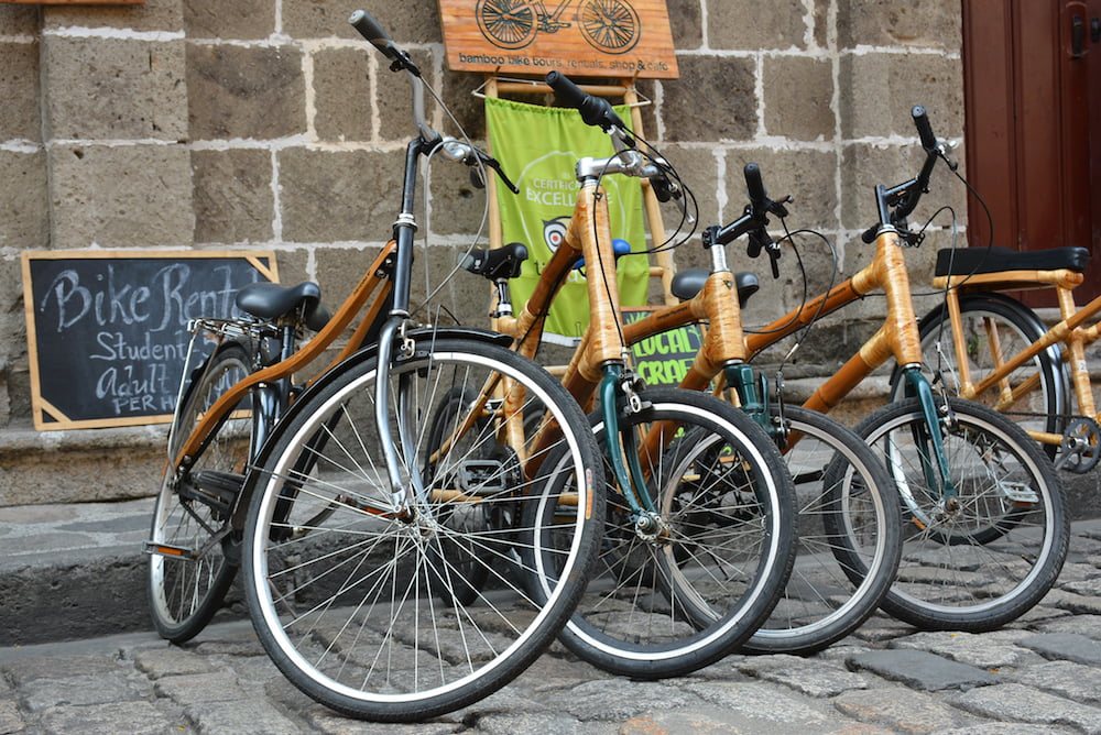 Bamboo Bike Tour in Intramuros in the Philippines