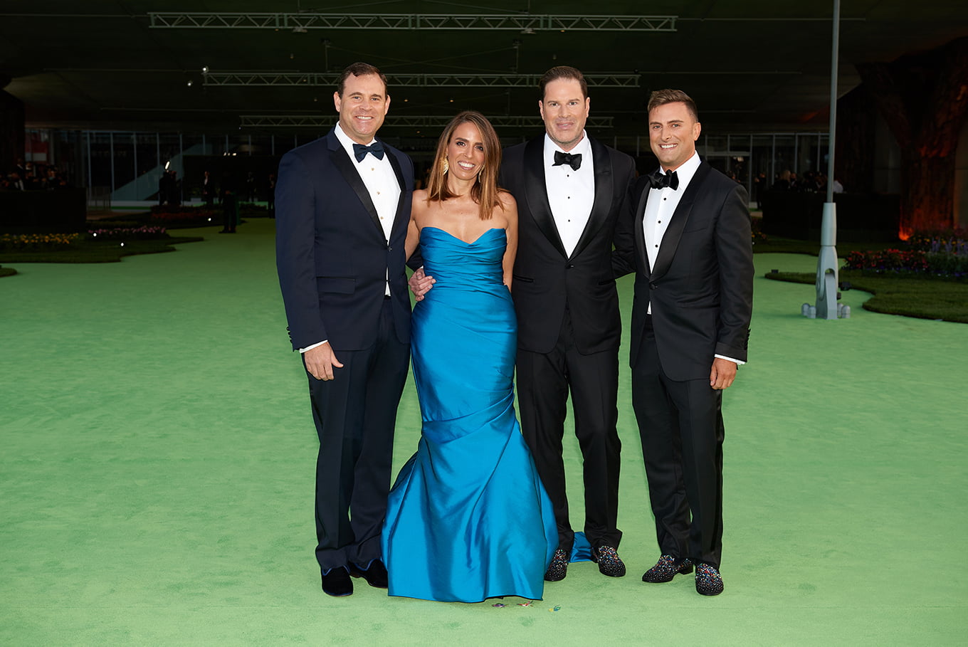 David Dolby, Natasha Dolby, Tom Dolby, Andrew First attend the Academy Museum of Motion Pictures Opening Gala, September 25, 2021