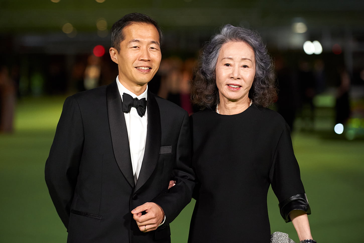Lee Isaac Chung,Yuh-Jung Youn attend the Academy Museum of Motion Pictures Opening Gala, September 25, 2021