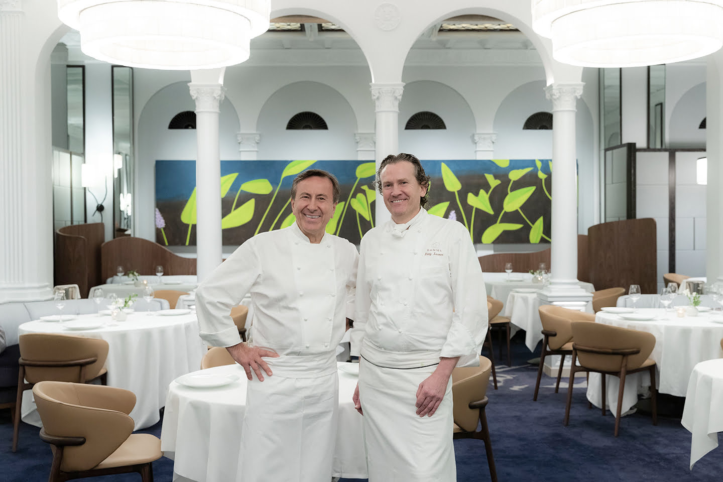 Chef Daniel Boulud and Chef Eddy Leroux