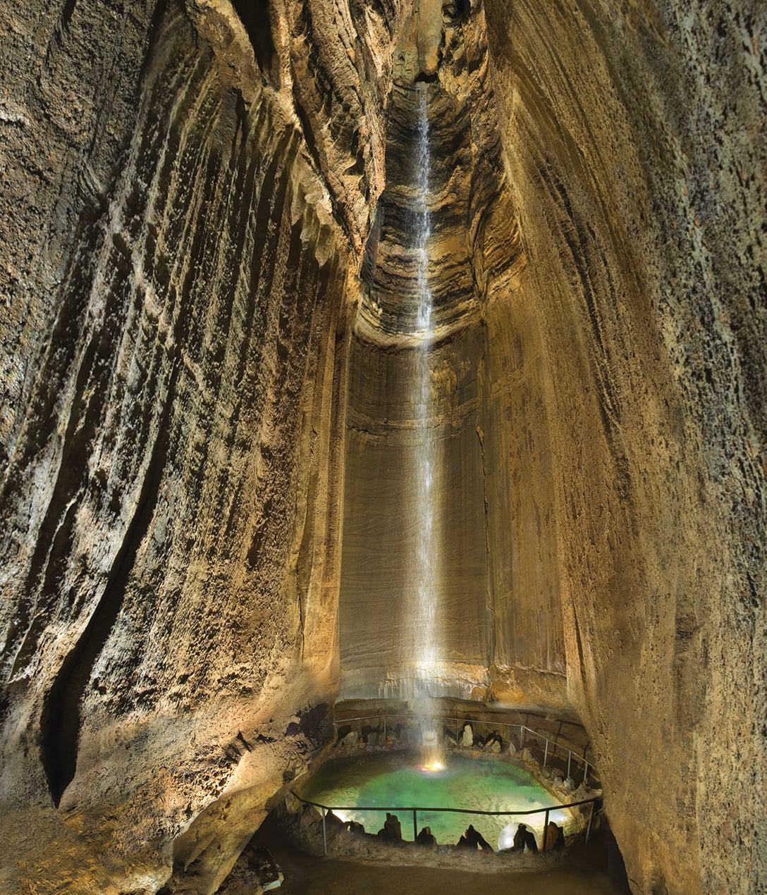 Ruby Falls Waterfall