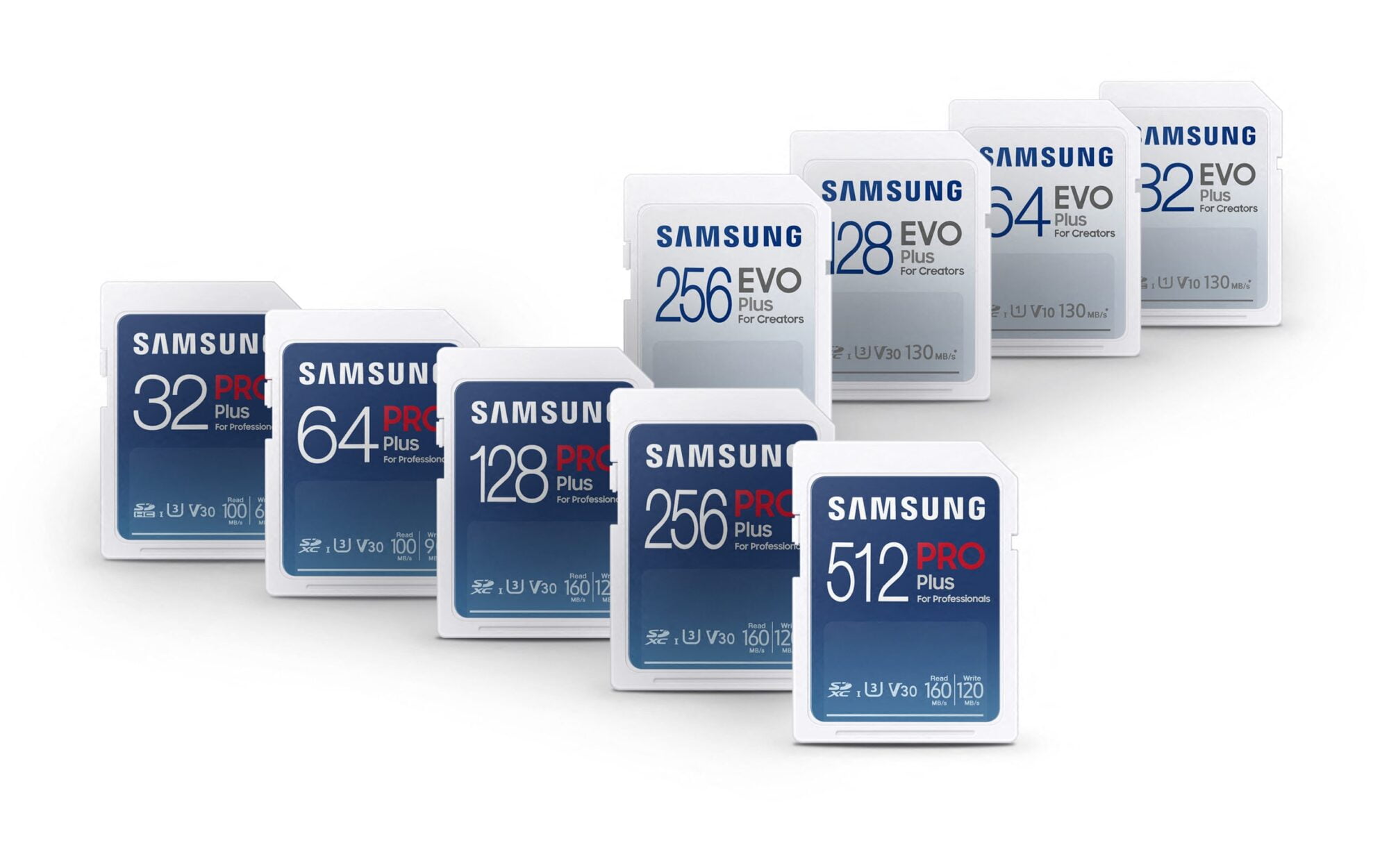 Samsung's memory cards