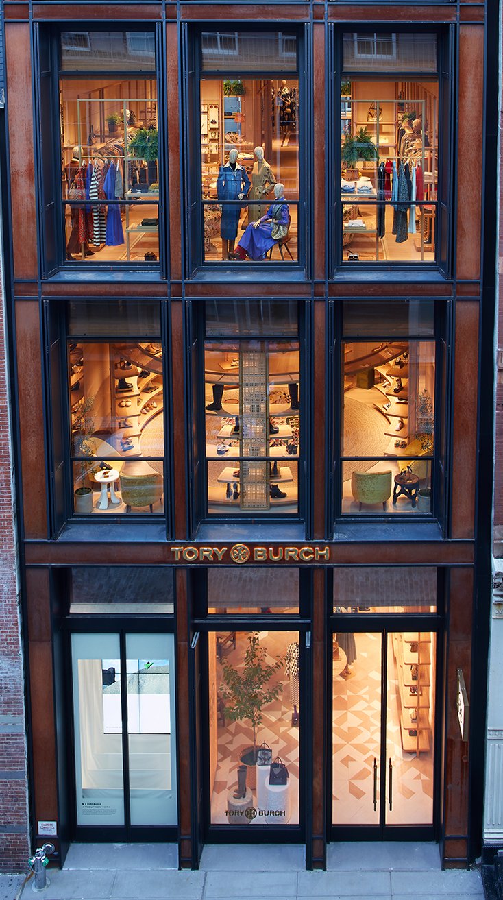 Tory Burch store on 151 Mercer Street, in New York City's SoHo neighborhood.