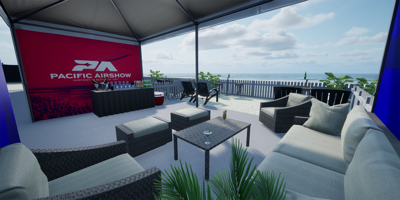 Cabana rendering Pacific Airshow 