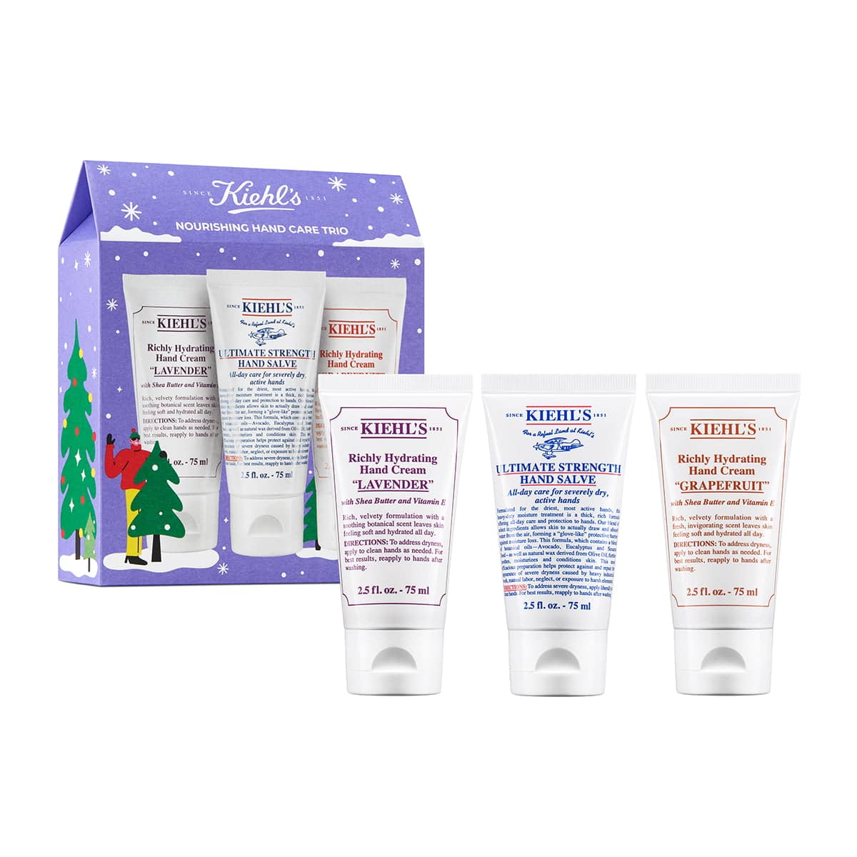 Kiehl's Holiday 2021 Nourishing hand care trio set