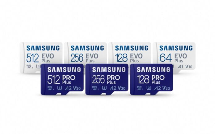 Samsung's microSD cards
