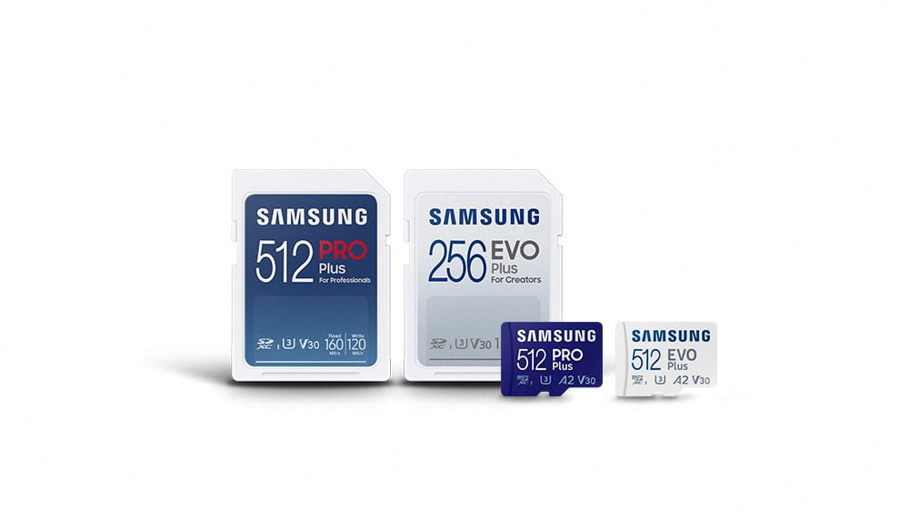 Samsung's microSD and SD cards
