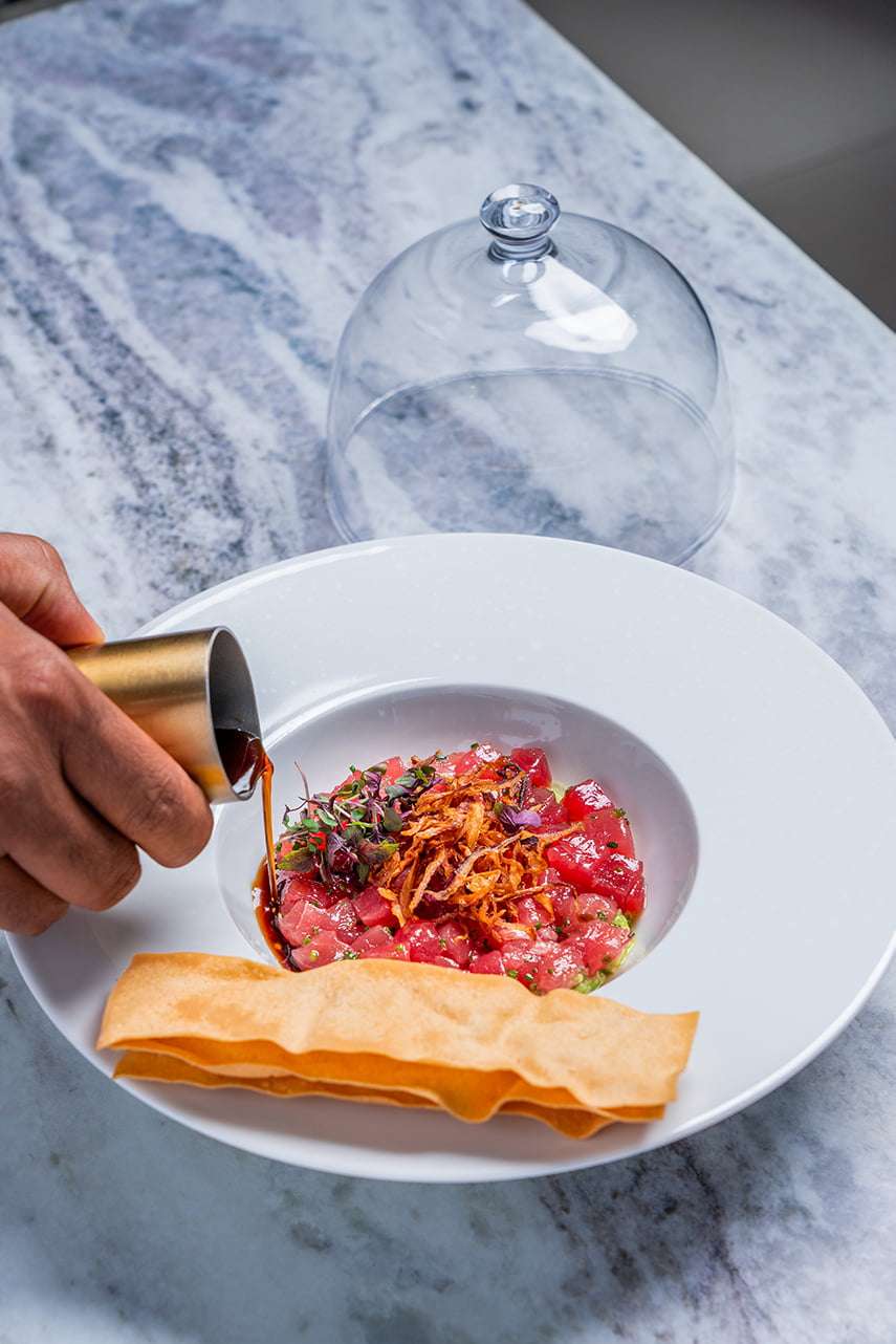 Bluefin Tuna Tartar from Sparrow at Hotel Figueroa in Downtown Los Angeles