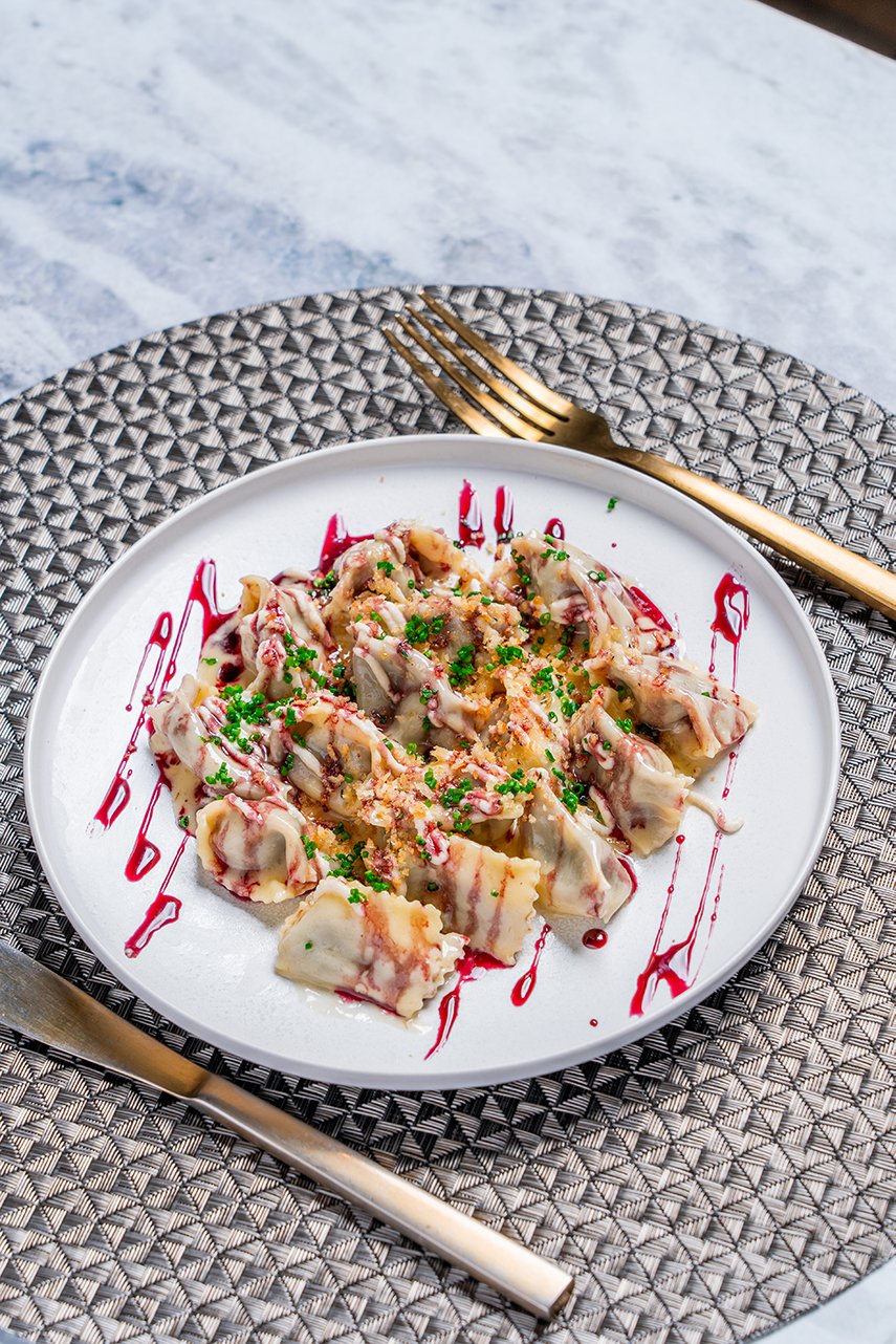 Bone Marrow Agnolotti from Sparrow at Hotel Figueroa in Downtown Los Angeles