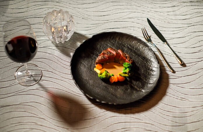 Challans Duck Magret Orange and Honey Glaze, French Beans, Roasted Pumpkin Persillade