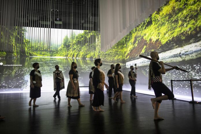 Dawn Ceremony at the New Zealand Pavilion