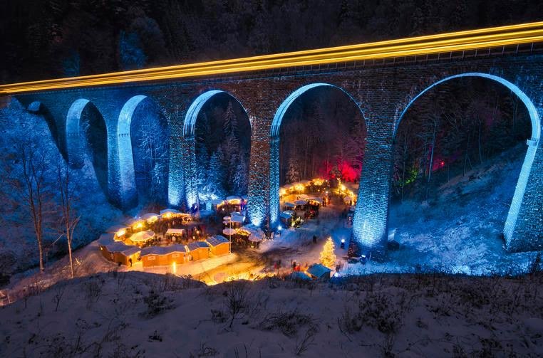 Christmas Market in the Ravenna Gorge in the Black Forest Highlands