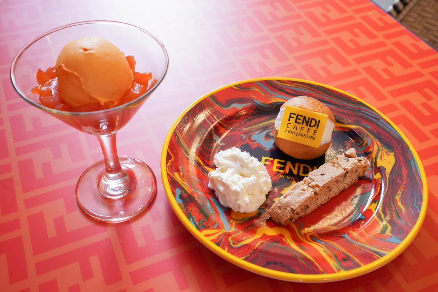 Tasting Menu at Fendi x Anniversaire Cafe