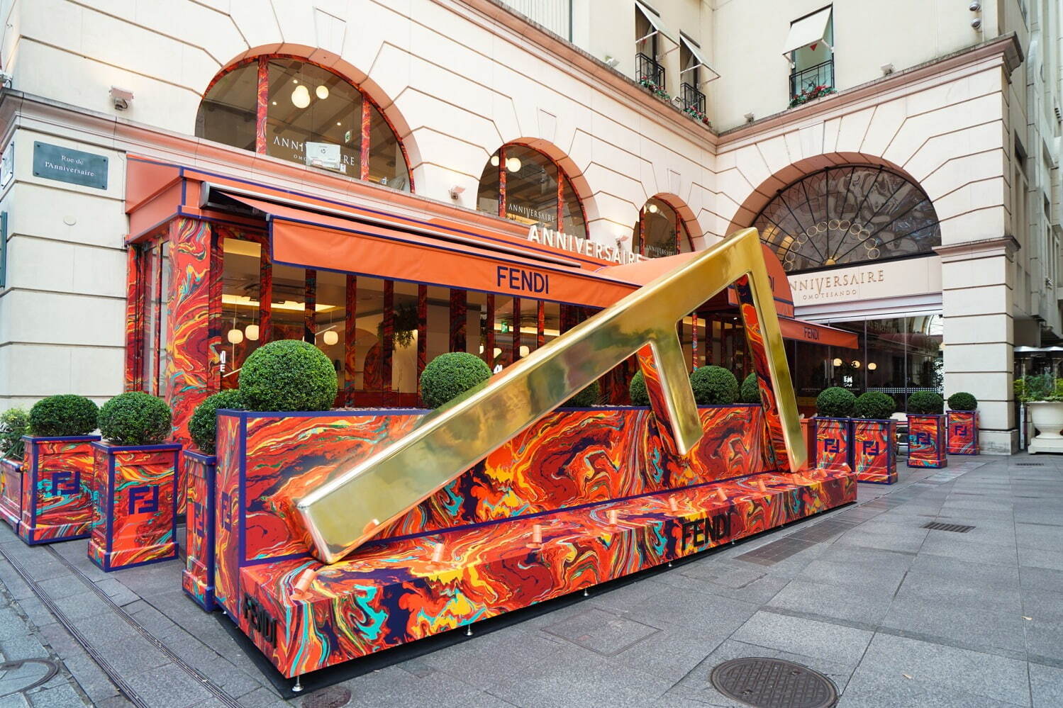 Fendi x Anniversaire Cafe