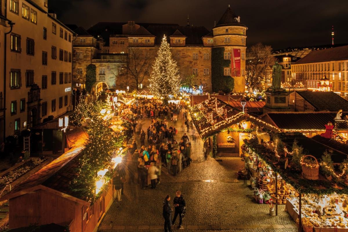Stuttgart's Christmas Market at Schiller Square