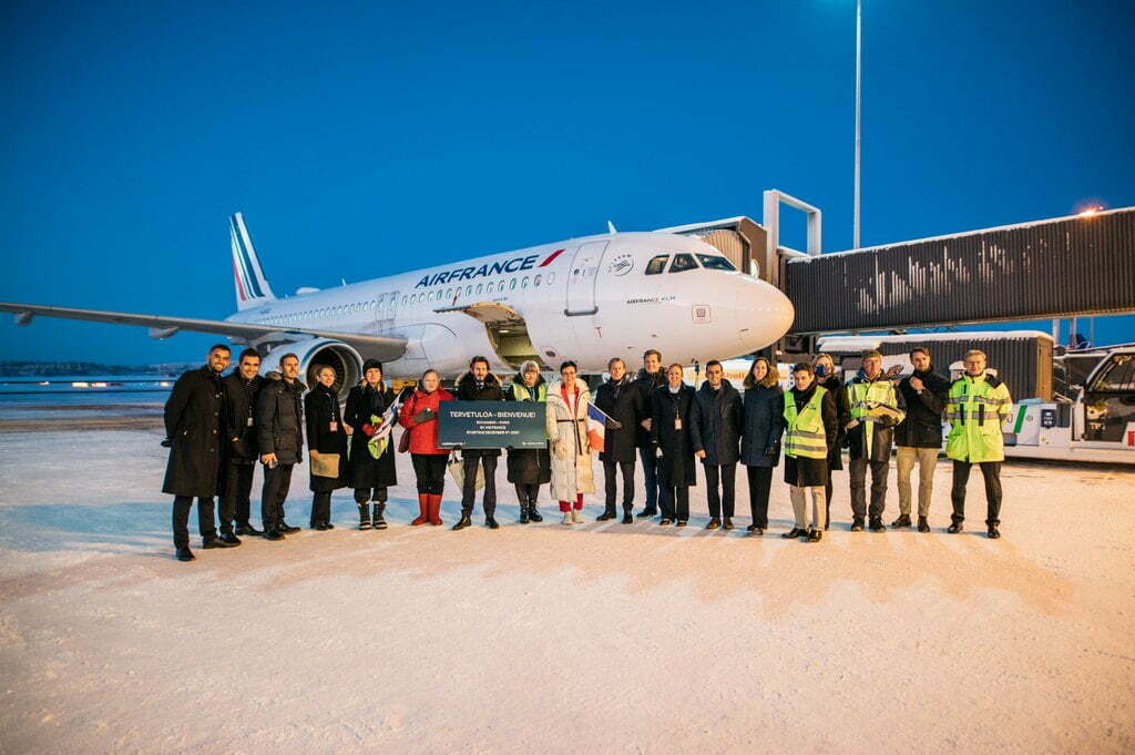 Air France and Rovaniemi New Flight Route Opening Ceremony