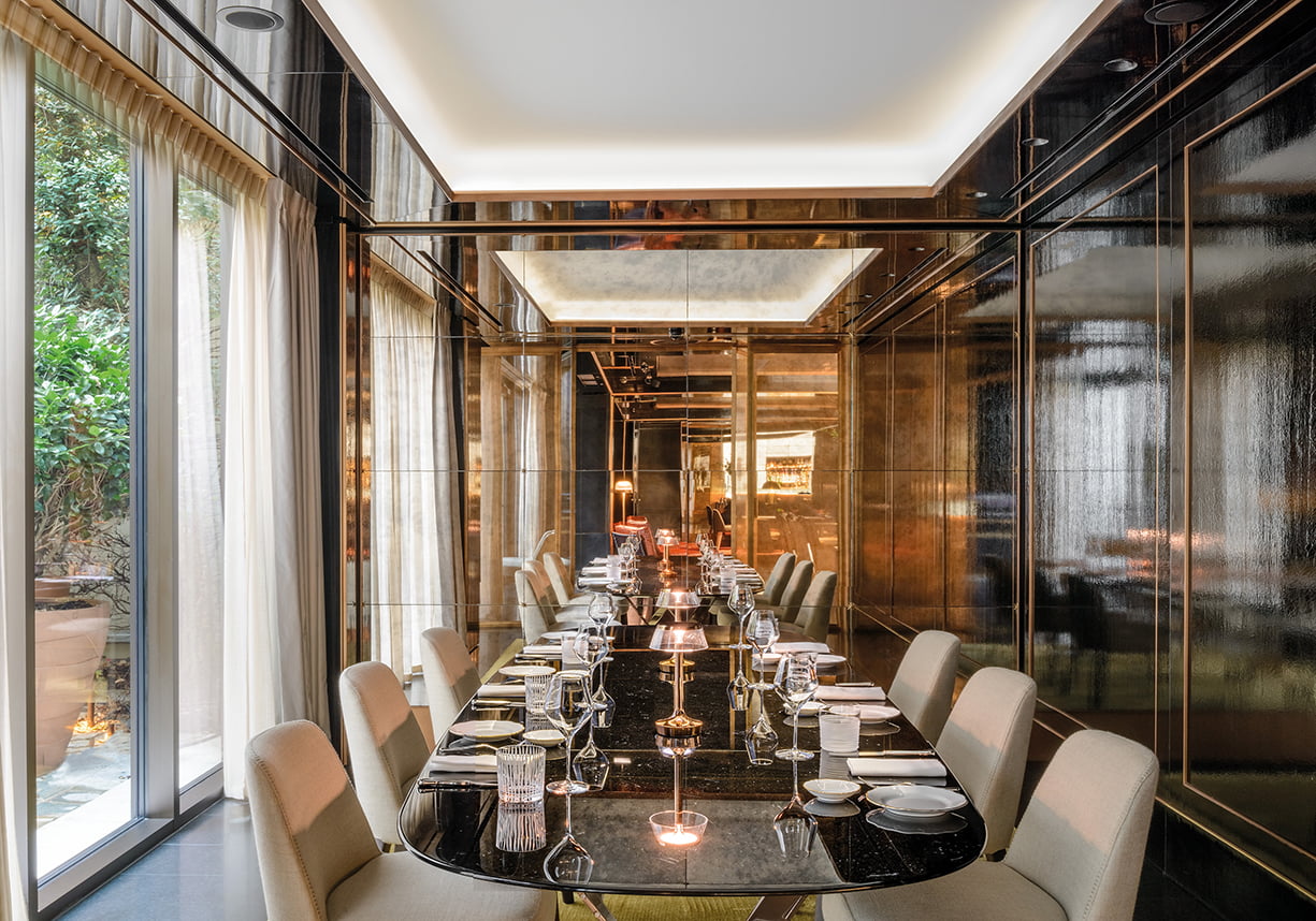 Bulgari Hotel Paris Private Dining Room