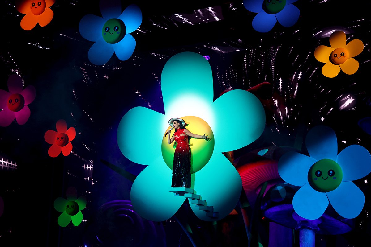 Katy Perry: PLAY at Resorts World Theatre on December 29, 2021.