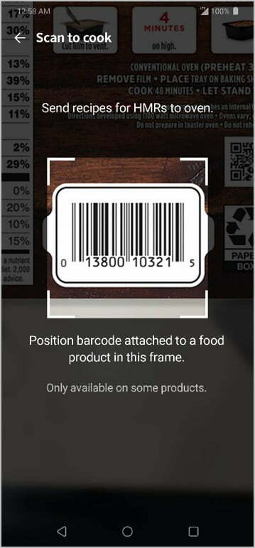 LG ThinQ™ Recipe - Scan to Cook