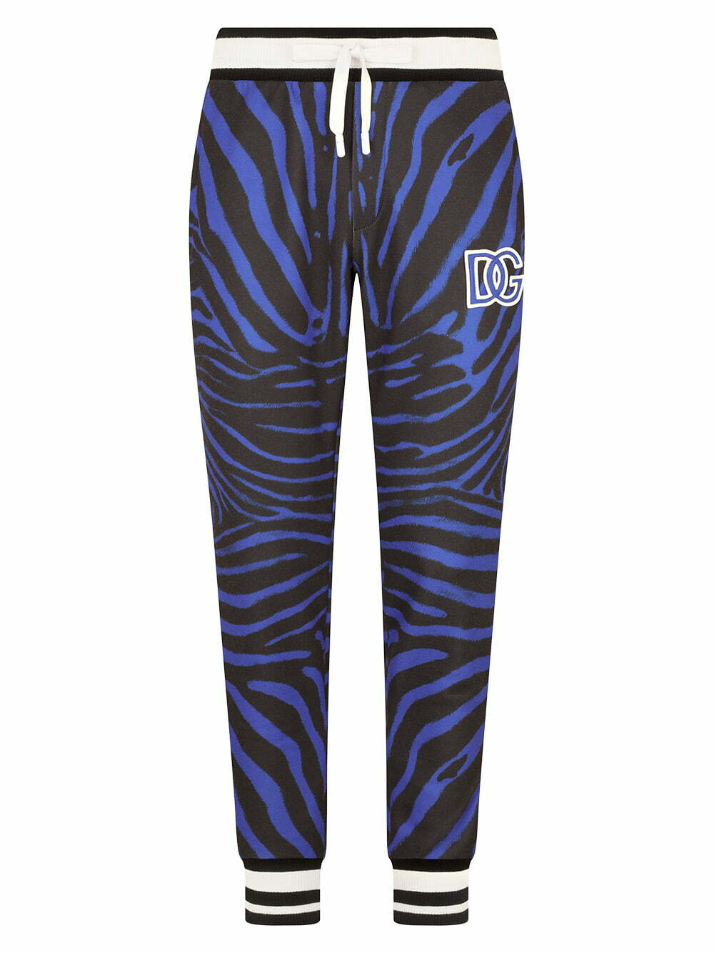 Dolce & Gabbana Zebra Jersey Slim-Cut Joggers