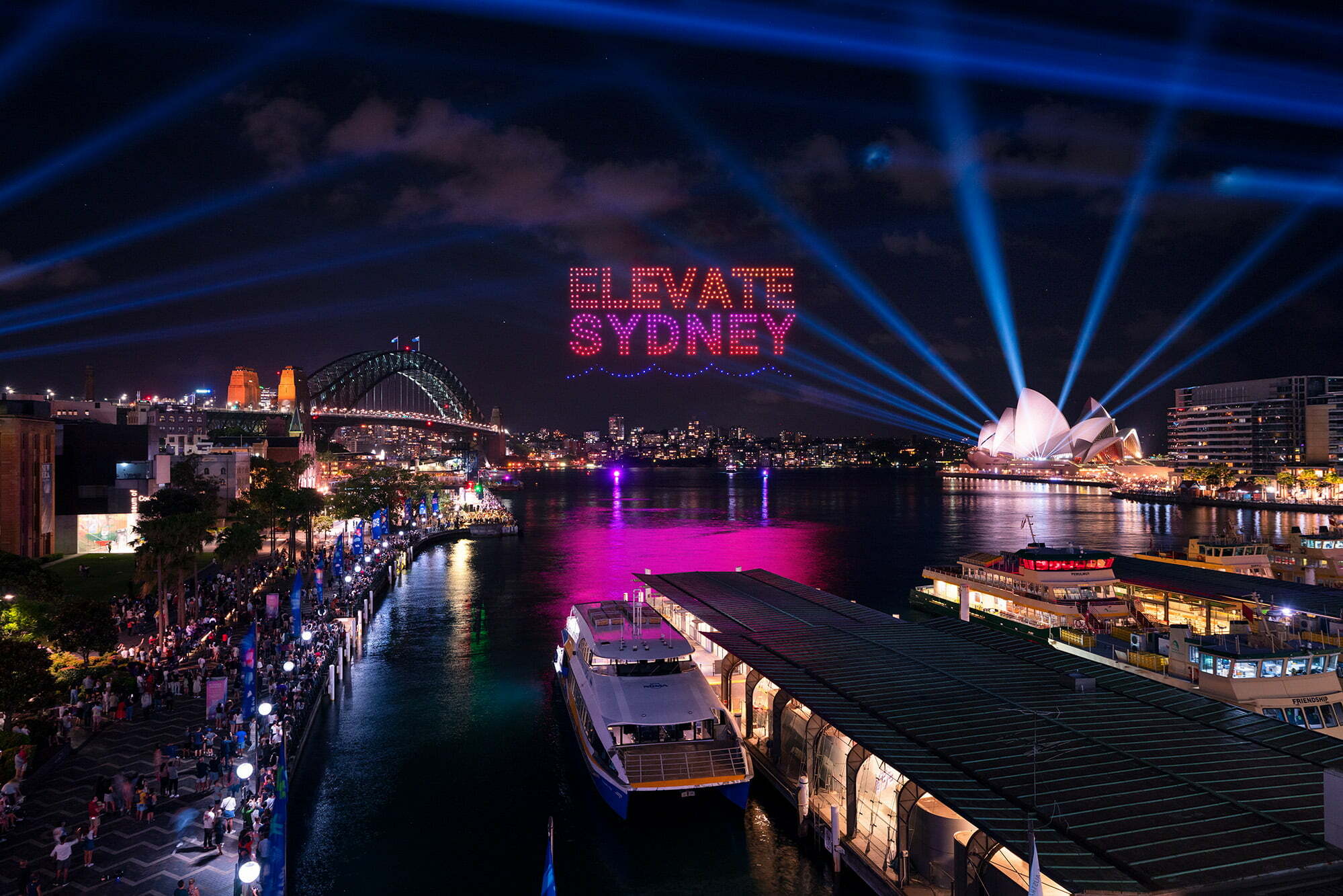 ELEVATE Sydney 2022 First Night, 1 January 2022, SkyShow Elevate Sydney