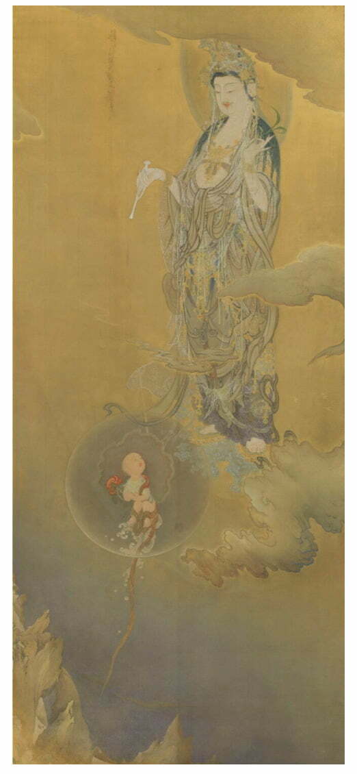 狩野芳崖《悲母観音》 1888年(明治21)　重要文化財　東京藝術大学蔵