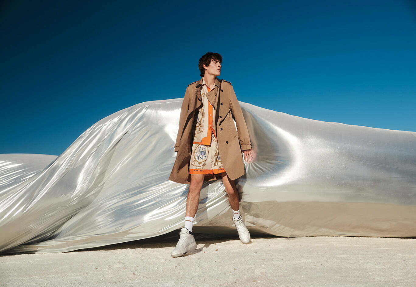 Neiman Marcus Spring 2022 Campaign: Looking Forward, Forward Looking -Amiri 