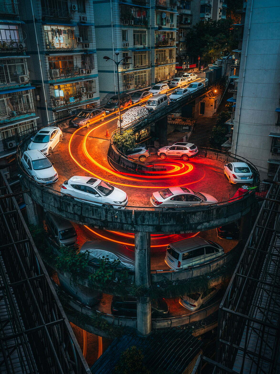 Turbo - Photographer Name: Junming Chen - There is a lot of amazing architecture in Chongqing, for geographical reasons.