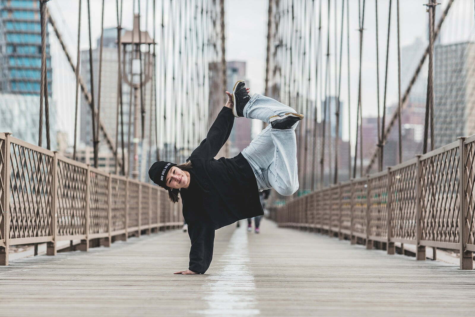 B-Girl Kate poses for a portrait at Red Bull BC One World Final New York 2022 in New York, USA on February 8, 2022