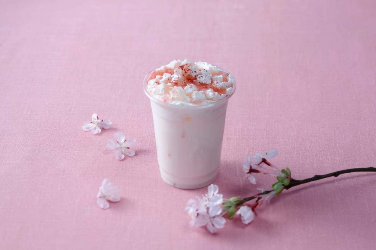 Cherry Blossom MOCHI Lassi @ AMAR Deli