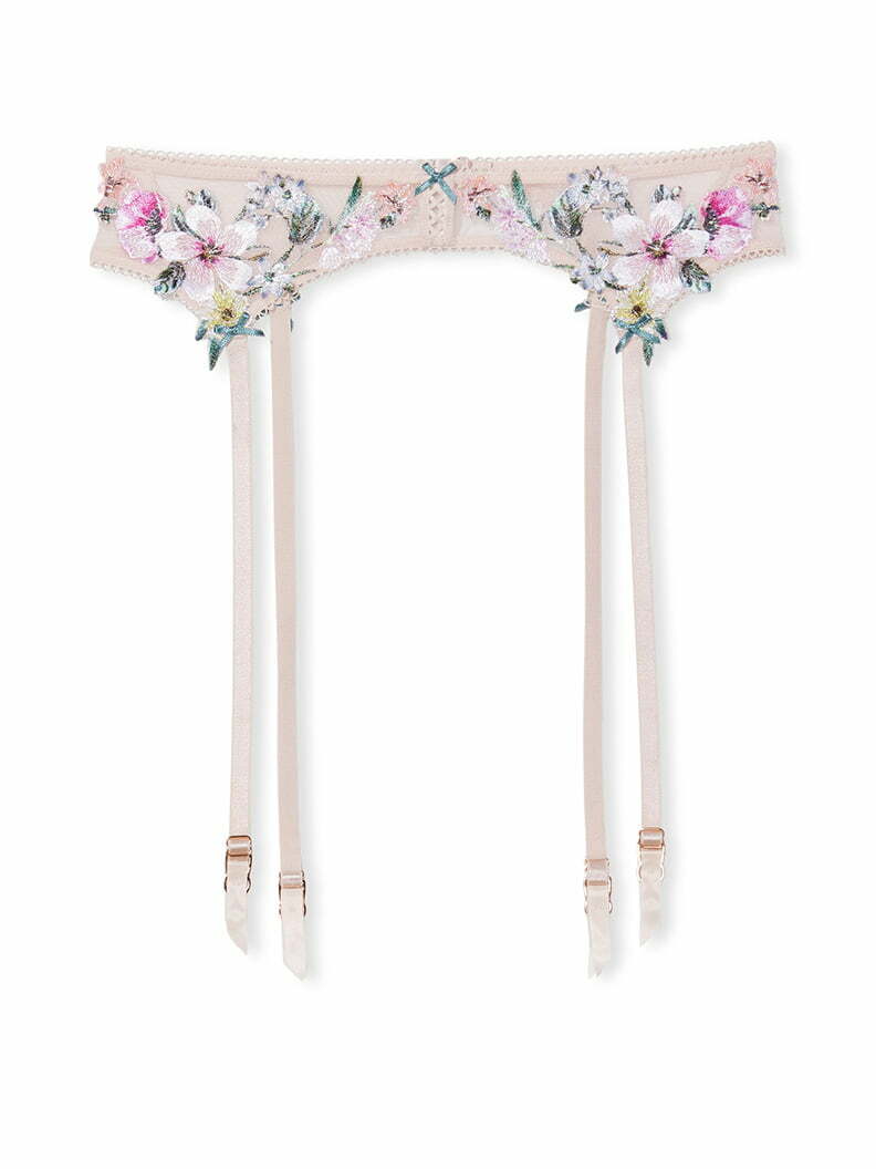Dream Angels Floral Embroidered Garter Belt